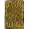 Iran Persian Mysterious Sciences Charm Talisman Love White Magic Brass Plate