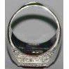 Iran Islam Shia Natural Square Agate Aqeeq Akeek Aqiq Sterling Silver 925 Ring