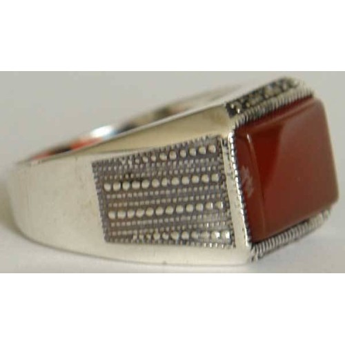 Iran Islam Shia Natural Square Agate Aqeeq Akeek Aqiq Sterling Silver 925 Ring Iran Islam Shia Natural Square Agate Aqeeq Akeek Aqiq Sterling Silver 925 Ring