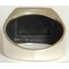 Iran Islam Shia Natural Square Onyx Agate Aqeeq Aqiq Akeek Sterling Silver 925 Ring