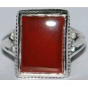 Iran Islam Shia Natural Square Agate Aqeeq Akeek Aqiq Sterling Silver 925 Ring