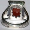 Iran Islam Shia Natural Square Agate Aqeeq Akeek Aqiq Sterling Silver 925 Ring