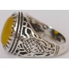 Islam, Shia, IRAN, Agate, Ring, Aqeeq, Aqiq, Silver 925, Natural Yellow Agate, Sterling Silver, Silver Ring, Akeek, Yellow Agate