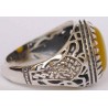 Islam, Shia, IRAN, Agate, Ring, Aqeeq, Aqiq, Silver 925, Natural Yellow Agate, Sterling Silver, Silver Ring, Akeek, Yellow Agate