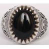 Iran Islam Shia Natural Onyx Agate Aqeeq Aqiq Akeek Sterling Silver 925 Ring
