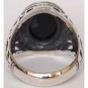 Iran Islam Shia Natural Onyx Agate Aqeeq Aqiq Akeek Sterling Silver 925 Ring
