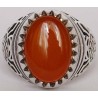 Iran Islam Shia Natural Agate Aqeeq Akeek Aqiq Sterling Silver 925 Ring