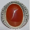 Iran Islam Shia Natural Agate Aqeeq Akeek Aqiq Sterling Silver 925 Ring
