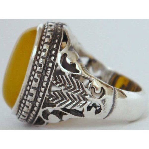 Islam, Shia, IRAN, Agate, Ring, Aqeeq, Aqiq, Silver 925, Natural Yellow Agate, Sterling Silver, Silver Ring, Akeek, Yellow Agate Islam, Shia, IRAN, Agate, Ring, Aqeeq, Aqiq, Silver 925, Natural Yellow Agate, Sterling Silver, Silver Ring, Akeek, Yellow Agate