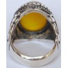 Islam, Shia, IRAN, Agate, Ring, Aqeeq, Aqiq, Silver 925, Natural Yellow Agate, Sterling Silver, Silver Ring, Akeek, Yellow Agate