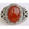 Iran Islam Shia Natural Agate Aqeeq Akeek Aqiq Sterling Silver 925 Ring