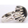 Iran Islam Shia Natural Onyx Agate Aqeeq Aqiq Akeek Sterling Silver 925 Ring