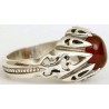 Iran Islam Shia Natural Agate Aqeeq Akeek Aqiq Sterling Silver 925 Ring