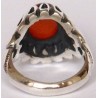 Iran Islam Shia Natural Agate Aqeeq Akeek Aqiq Sterling Silver 925 Ring
