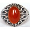 Iran Islam Shia Natural Agate Aqeeq Akeek Aqiq Sterling Silver 925 Ring