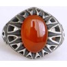 Iran Islam Shia Natural Agate Aqeeq Akeek Aqiq Sterling Silver 925 Ring