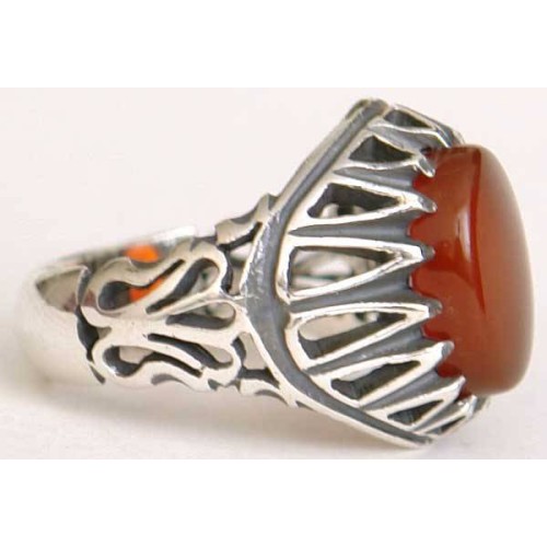 Iran Islam Shia Natural Agate Aqeeq Akeek Aqiq Sterling Silver 925 Ring Iran Islam Shia Natural Agate Aqeeq Akeek Aqiq Sterling Silver 925 Ring