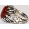 Iran Islam Shia Natural Agate Aqeeq Akeek Aqiq Sterling Silver 925 Ring