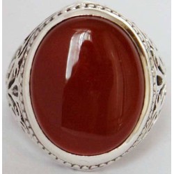 Iran Islam Shia Natural Agate Aqeeq Akeek Aqiq Sterling Silver 925 Ring