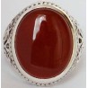 Iran Islam Shia Natural Agate Aqeeq Akeek Aqiq Sterling Silver 925 Ring