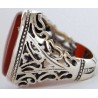 Iran Islam Shia Natural Agate Aqeeq Akeek Aqiq Sterling Silver 925 Ring