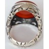 Iran Islam Shia Natural Agate Aqeeq Akeek Aqiq Sterling Silver 925 Ring