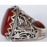 Iran Islam Shia Natural Agate Aqeeq Akeek Aqiq Sterling Silver 925 Ring