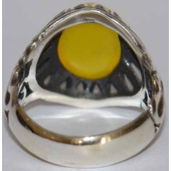 Islam, Shia, IRAN, Agate, Ring, Aqeeq, Aqiq, Silver 925, Natural Yellow Agate, Sterling Silver, Silver Ring, Akeek, Yellow Agate