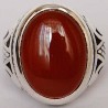 Iran Islam Shia Natural Agate Aqeeq Akeek Aqiq Sterling Silver 925 Ring
