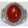 Iran Islam Shia Natural Agate Aqeeq Akeek Aqiq Sterling Silver 925 Ring