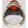 Iran Islam Shia Natural Agate Aqeeq Akeek Aqiq Sterling Silver 925 Ring