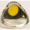 Islam, Shia, IRAN, Agate, Ring, Aqeeq, Aqiq, Silver 925, Natural Yellow Agate, Sterling Silver, Silver Ring, Akeek, Yellow Agate