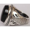 Iran Islam Shia Natural Onyx Agate Aqeeq Aqiq Akeek Sterling Silver 925 Ring