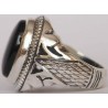 Iran Islam Shia Natural Onyx Agate Aqeeq Aqiq Akeek Sterling Silver 925 Ring