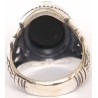 Iran Islam Shia Natural Onyx Agate Aqeeq Aqiq Akeek Sterling Silver 925 Ring