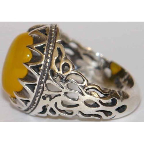 Islam, Shia, IRAN, Agate, Ring, Aqeeq, Aqiq, Silver 925, Natural Yellow Agate, Sterling Silver, Silver Ring, Akeek, Yellow Agate Islam, Shia, IRAN, Agate, Ring, Aqeeq, Aqiq, Silver 925, Natural Yellow Agate, Sterling Silver, Silver Ring, Akeek, Yellow Agate