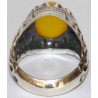 Islam, Shia, IRAN, Agate, Ring, Aqeeq, Aqiq, Silver 925, Natural Yellow Agate, Sterling Silver, Silver Ring, Akeek, Yellow Agate