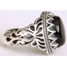 Iran Islam Shia Natural Onyx Agate Aqeeq Aqiq Akeek Sterling Silver 925 Ring