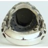 Iran Islam Shia Natural Onyx Agate Aqeeq Aqiq Akeek Sterling Silver 925 Ring