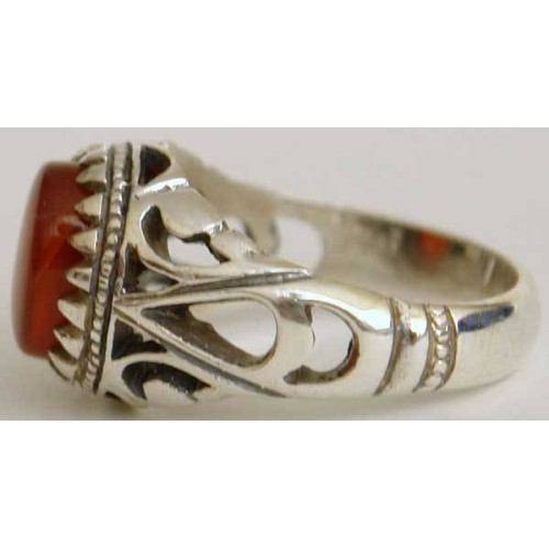 Iran Islam Shia Natural Agate Aqeeq Akeek Aqiq Sterling Silver 925 Ring Iran Islam Shia Natural Agate Aqeeq Akeek Aqiq Sterling Silver 925 Ring