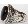 Iran Islam Shia Natural Onyx Agate Aqeeq Aqiq Akeek Sterling Silver 925 Ring