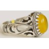 Islam, Shia, IRAN, Agate, Ring, Aqeeq, Aqiq, Silver 925, Natural Yellow Agate, Sterling Silver, Silver Ring, Akeek, Yellow Agate