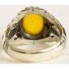 Islam, Shia, IRAN, Agate, Ring, Aqeeq, Aqiq, Silver 925, Natural Yellow Agate, Sterling Silver, Silver Ring, Akeek, Yellow Agate