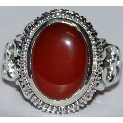 Iran Islam Shia Natural Agate Aqeeq Akeek Aqiq Sterling Silver 925 Ring