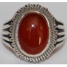 Iran Islam Shia Natural Agate Aqeeq Akeek Aqiq Sterling Silver 925 Ring
