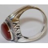 Iran Islam Shia Natural Agate Aqeeq Akeek Aqiq Sterling Silver 925 Ring