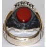 Iran Islam Shia Natural Agate Aqeeq Akeek Aqiq Sterling Silver 925 Ring