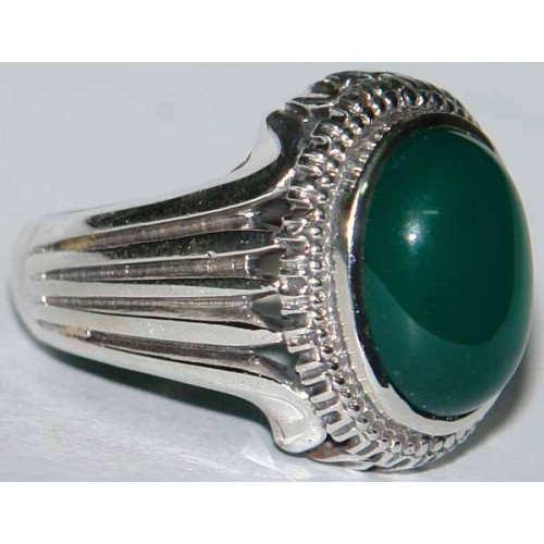 Iran Islam Shia Natural Chrysoprase Green Aqeeq Aqiq Agate Sterling Silver 925 Ring Iran Islam Shia Natural Chrysoprase Green Aqeeq Aqiq Agate Sterling Silver 925 Ring