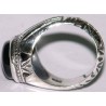 Iran Islam Shia Natural Onyx Agate Aqeeq Aqiq Akeek Sterling Silver 925 Ring