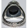 Iran Islam Shia Natural Onyx Agate Aqeeq Aqiq Akeek Sterling Silver 925 Ring